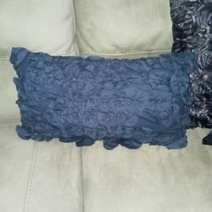 Black accent pillow